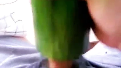 Cucumber Fun as a Fleshlight