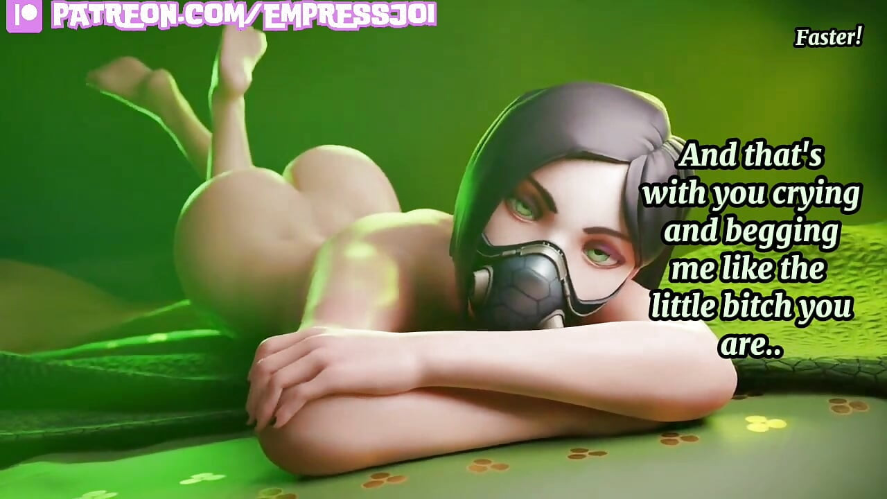 Femdom Hentai JOI: At The Feet of the Huntress Mistress