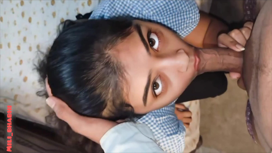 Desi GF give blowjob