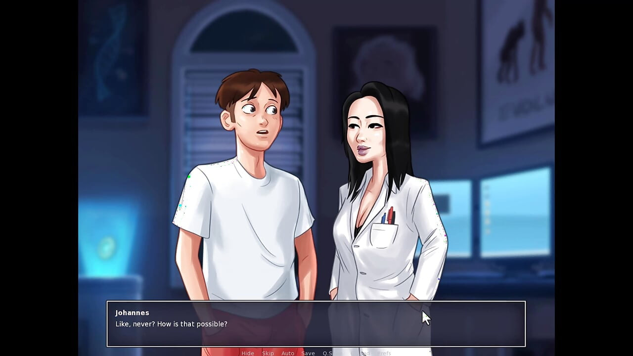 Summertime saga: the nurse gave me a handjob.