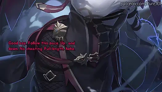 Rosaria from Genshin Impact makes your cock suffer (Edging JOI)