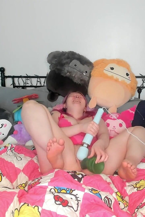 Intense Fantasy Dildo Orgasms