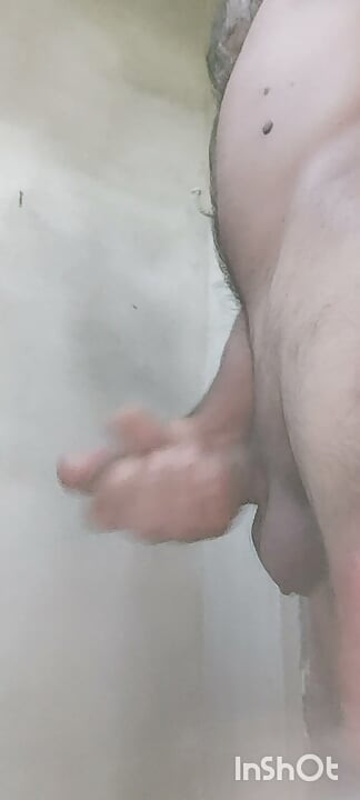 Home alone! Milking my cock by myself..