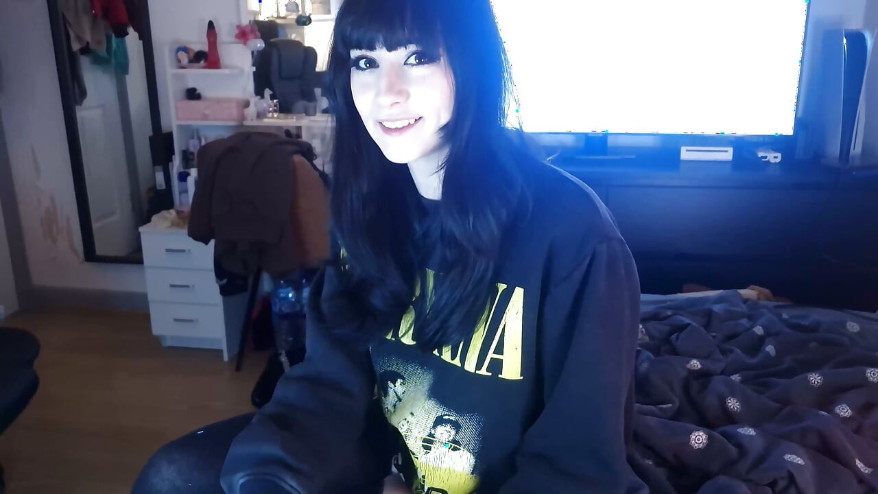 Hot Goth Girl Next Door and Come Over for Dinner