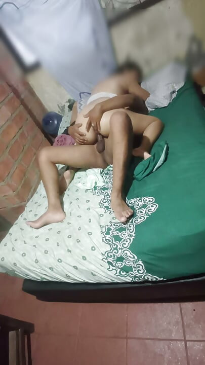 Riding my godfather's thick cock, goddaughter Moaning