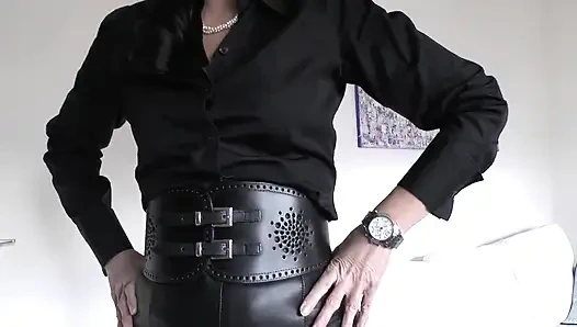 Ikat pinggang ketat lebar bagian 80 lady victoria valente