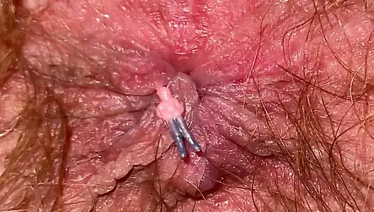Riesin, fetisch-video, behaartes arschloch, extreme nahaufnahme
