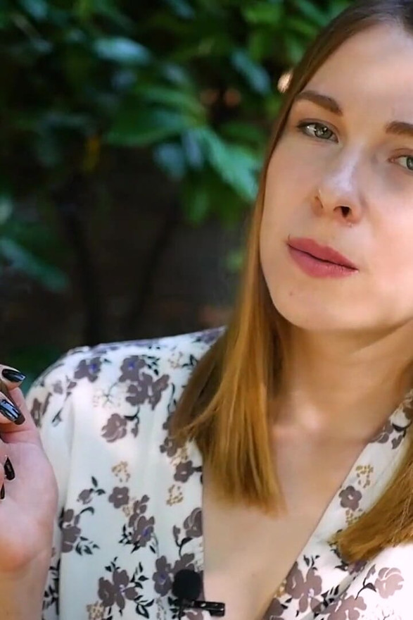 Evgeniya Is Smoking Strong Cigarette