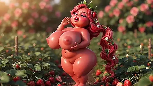 "Stroberi yang manis tapi pelacur yang manis - berbicara kotor dan menggerakkan pantatnya 🍓"