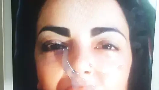 yüze boşalmak