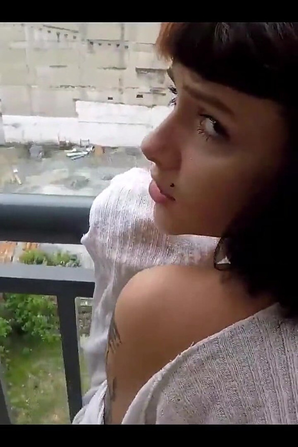 My Boyfriend Creampied My Ass After Breakfast on the Balcony - Mano Nico (full at Red)