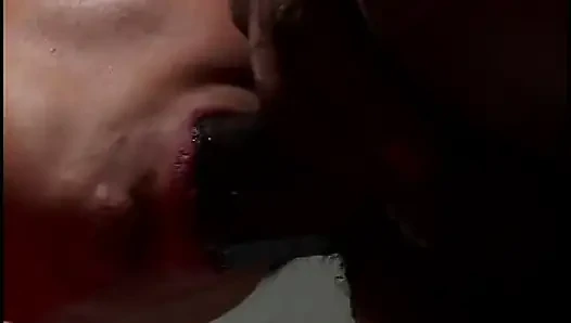 Black stud sticks his dick deep in white beauty's pussy