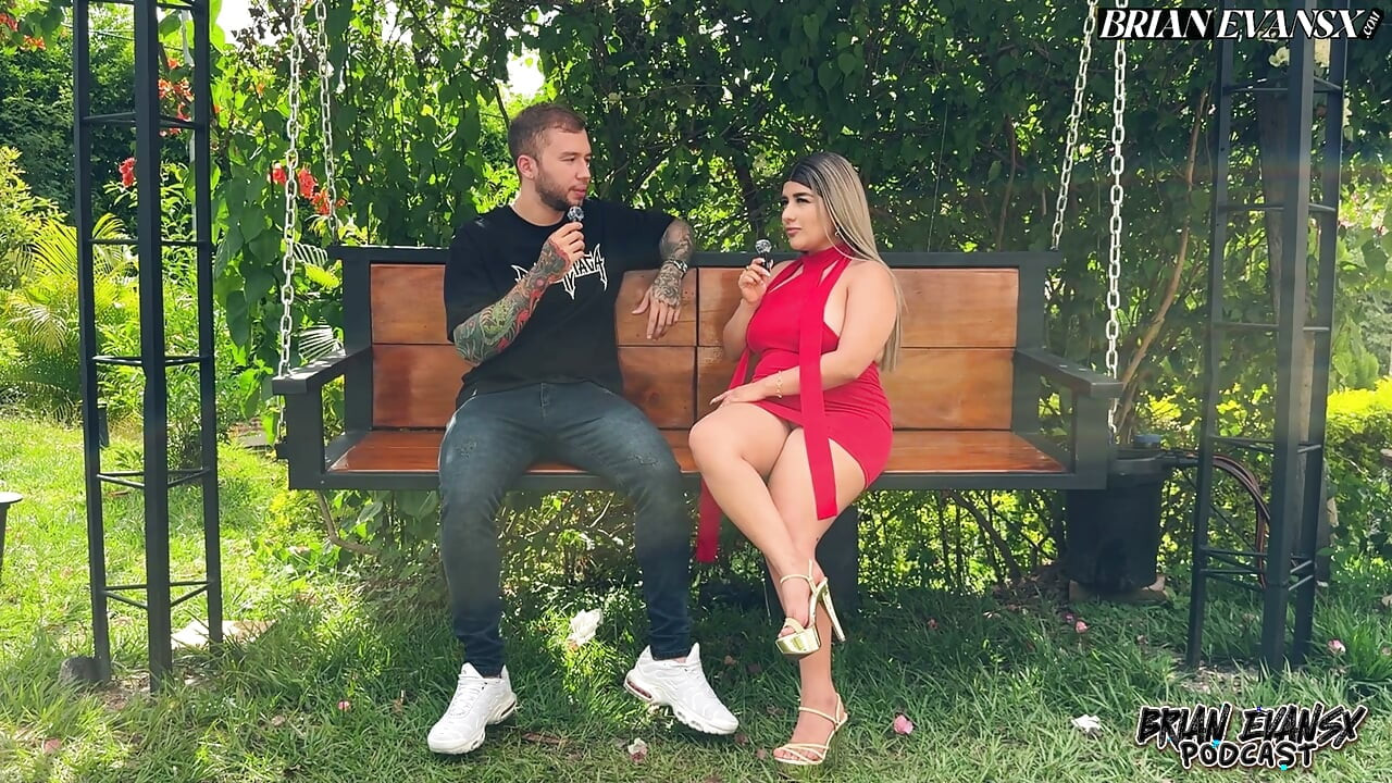 Blonde Colombian Naty Delgado has a podcast that ends with outdoor sex - Brian Evansx