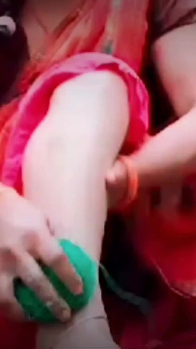 Unforgettable moment from "Hot beautiful sexy girl bathing her hot boobs with water Washing her pussy with water"