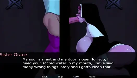 Секс Нота No 23 - монахиня Грейс дала Йоханнесу минет