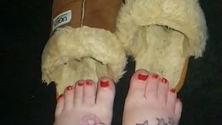 Slipper fetish 4 ugg slippers