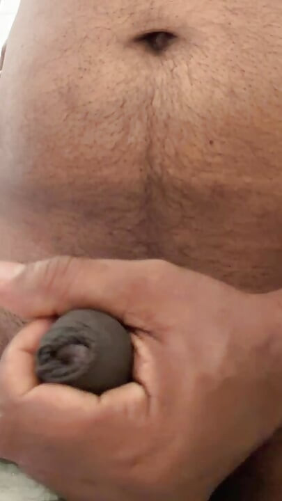Indian guy masturbate and cum while a video call