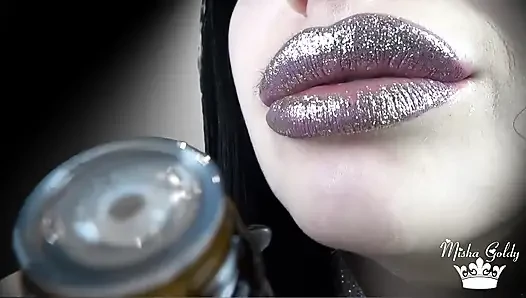 Pop für meine großen glänzenden lippen: Sperma-countdown!