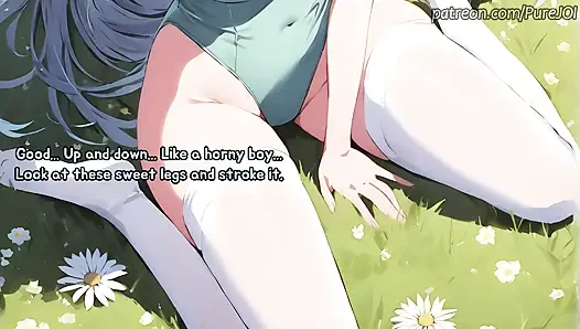 Akane Kurokawa makes you orgasm hard with her feet (Censored JOI)