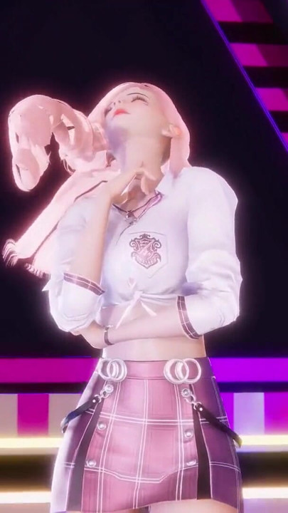 Mmd newjeans - lo antes posible - Seraphine sexy kpop dance liga de leyendas hentai sin censura 4k 60fps | Clip 2