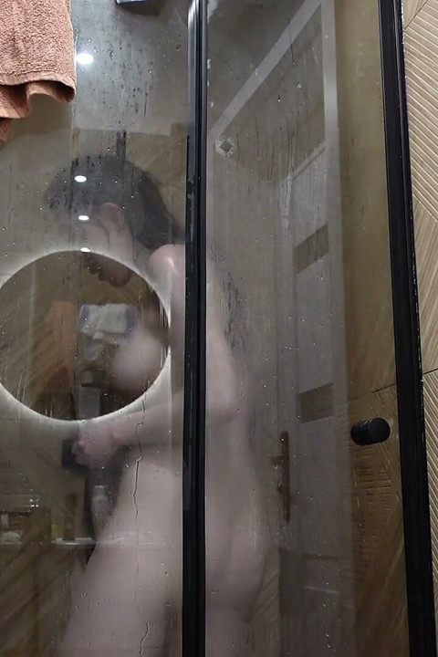 I'm Taking a Shower in My New Bathroom