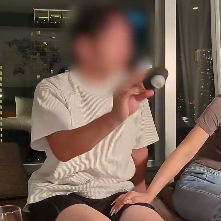 Dance Instructor - Creampie at a High Rise Hotel as They Both Turn Red with Passion