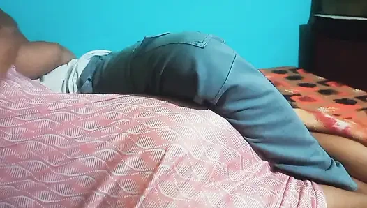 Newly Indian couple having romance.