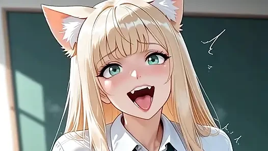 Siswi nakal super semok ini muncrat banyak banget setelah toket besarnya dicrot sperma hangat! Anime hentai waifu animasi