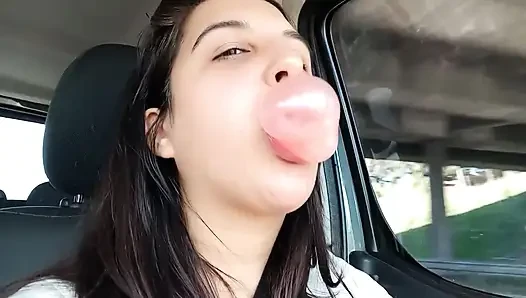 Doing Big Bubbles Next to My Uber Driver - Bunny Looner