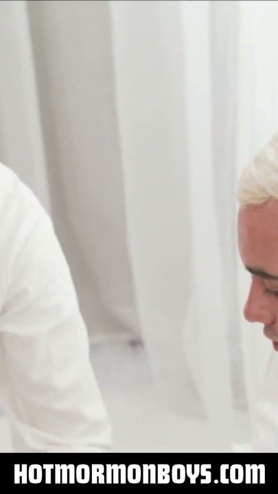 Young Blonde Mormon Twink Boy Pleasured By Priest | Clip 1