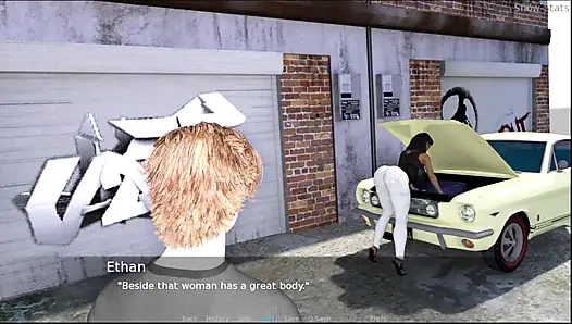 Project hot wife #44: Aaron cum all over Emily while Johannes watched