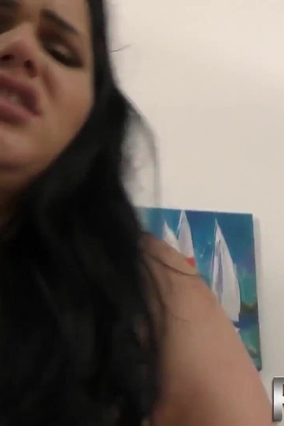 Busty Plumper Angelina Castro Fucks Big Latino Cock POV