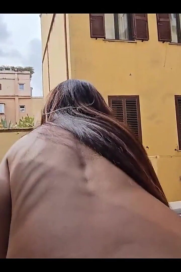 Dirty Things in Rome, Big Tit Slut Fucked by a Huge Cock Part 1