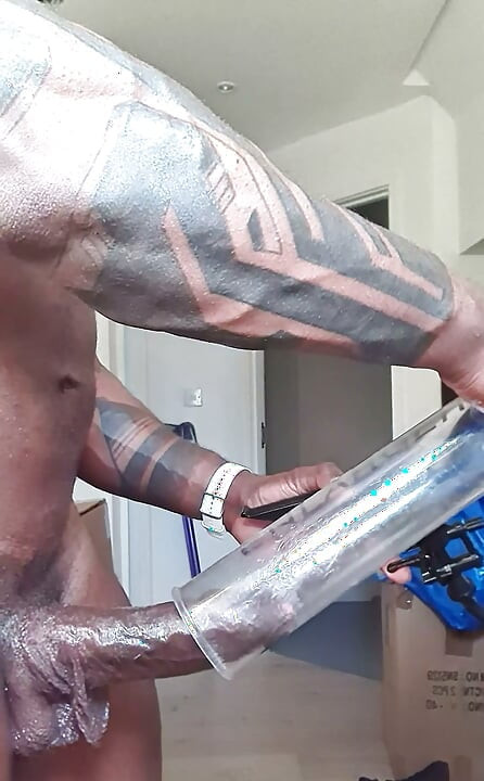 Do I Need to Pump This Already Thick Cock, Also That Pre,cum Drip