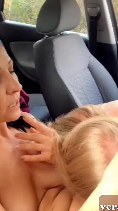 German public lesbian teen fuck in car | Clip 2