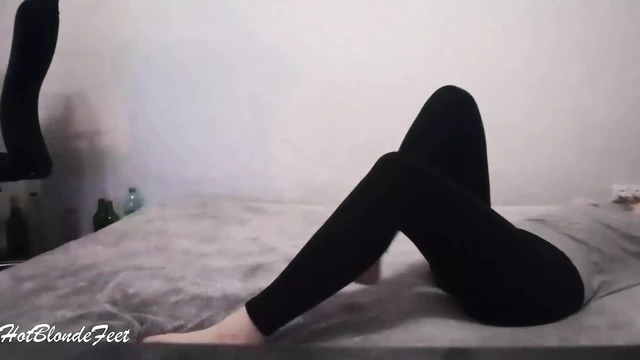 She Is Playing With Her Legs - Miley Grey