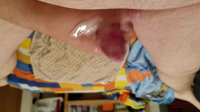 Little cock wanking loads of lovely cum