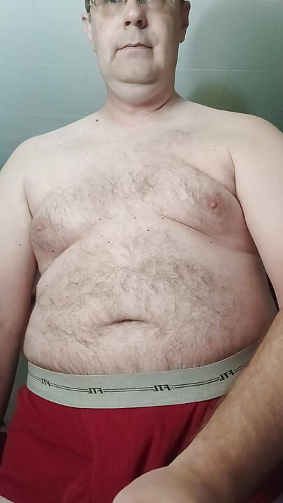 Red FTL briefs cum video