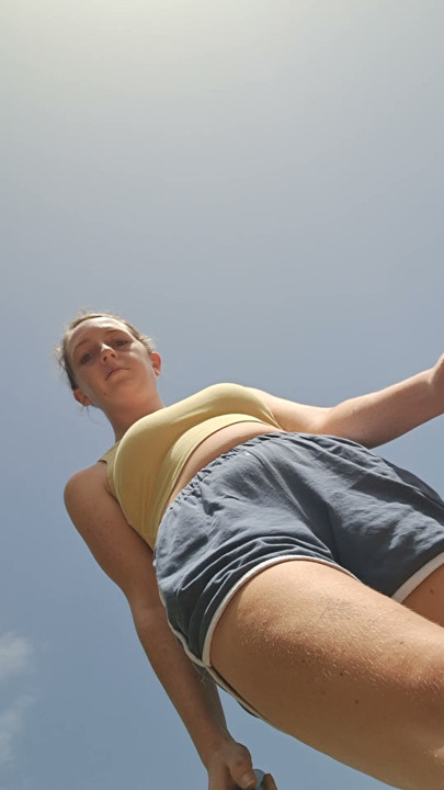 Hello down there, you worthless human