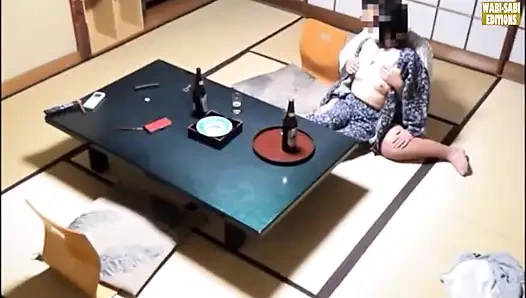 After Hours Seduction of a Hot Spring Attendant Captured in a Private Room Session -scene.1