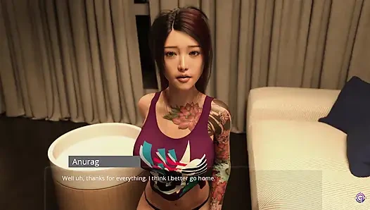 Полуночный рай - полная история 22 - жизнь возбужденного молодого мужчины, который вернулся домой после длительного времени