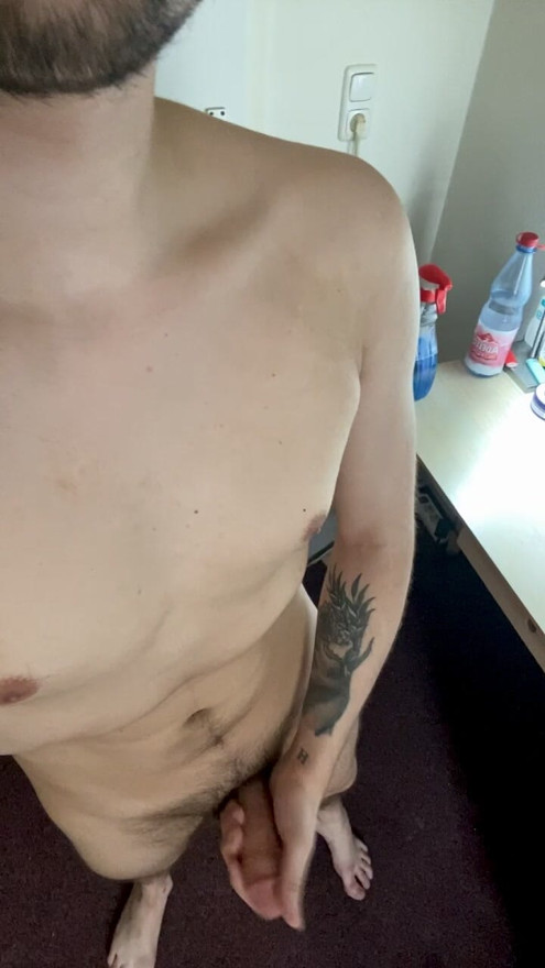 Jerking naked