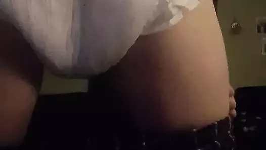Twink messing his diaper