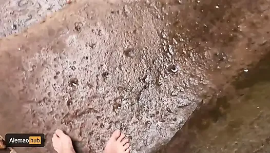 Dreadhot's Wet Pussy Gets Fucked Under the Waterfalls