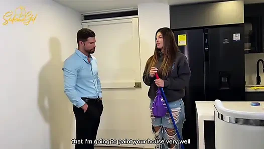 Istriku menyewa pembantuku tapi yang aku tidak tahu adalah dia adalah tante seksi yang pernah ada dan aku ngentot memeknya habis-habisan