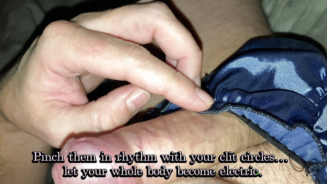 Best JOI masturbation instructions for women  - make the best of your satin panties - Follow my voice