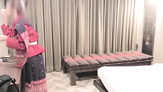 Behind the scene Thai E-san dress