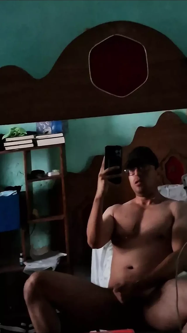 Cumming in slow motion infront of my mirror