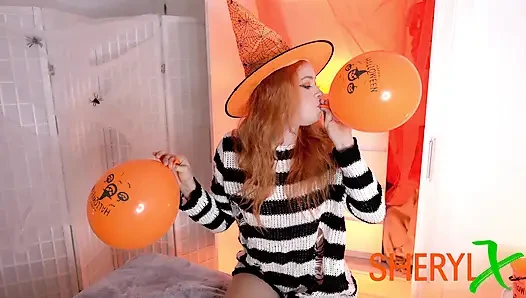 Your Wicked Wardrobe Witch Hump and Squirt on Balloons!