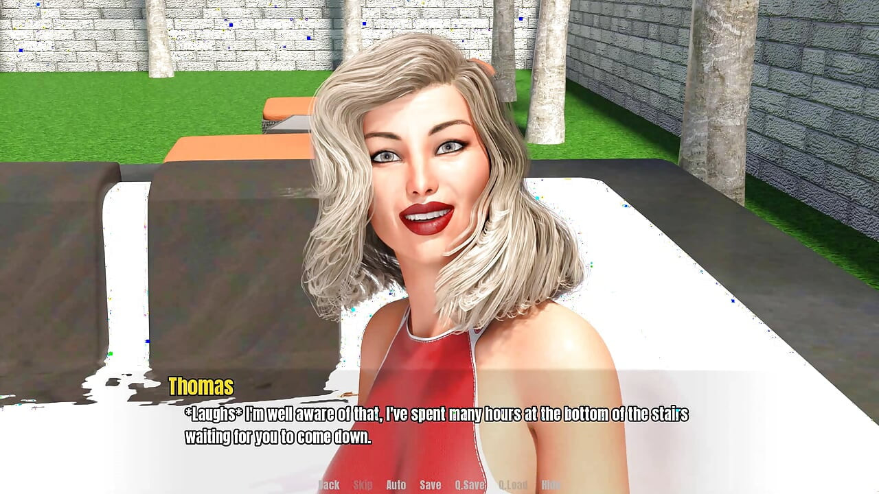 "La maison de mamie : une mamie sexy et un jeune homme dans un bain à remous, épisode 43"